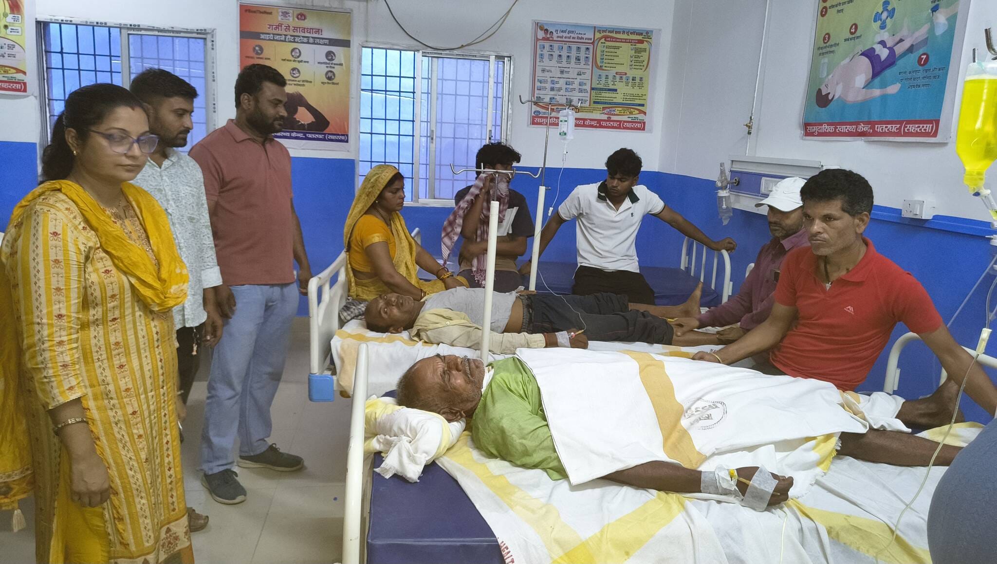 अस्पताल में इलाजरत जख्मी
