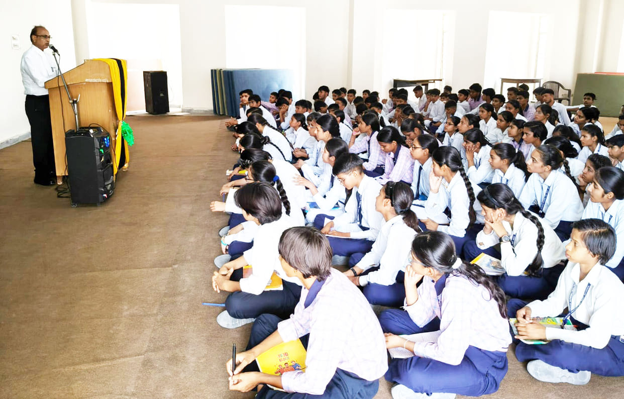 Children were given information about the POCSO Act.