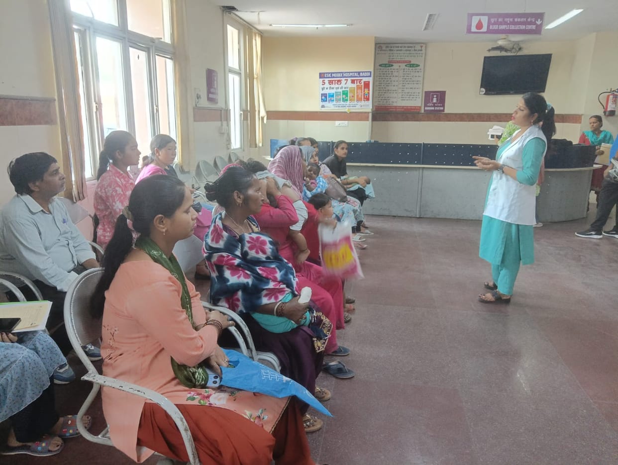 14 children and 10 pregnant women were vaccinated at Katha Hospital.