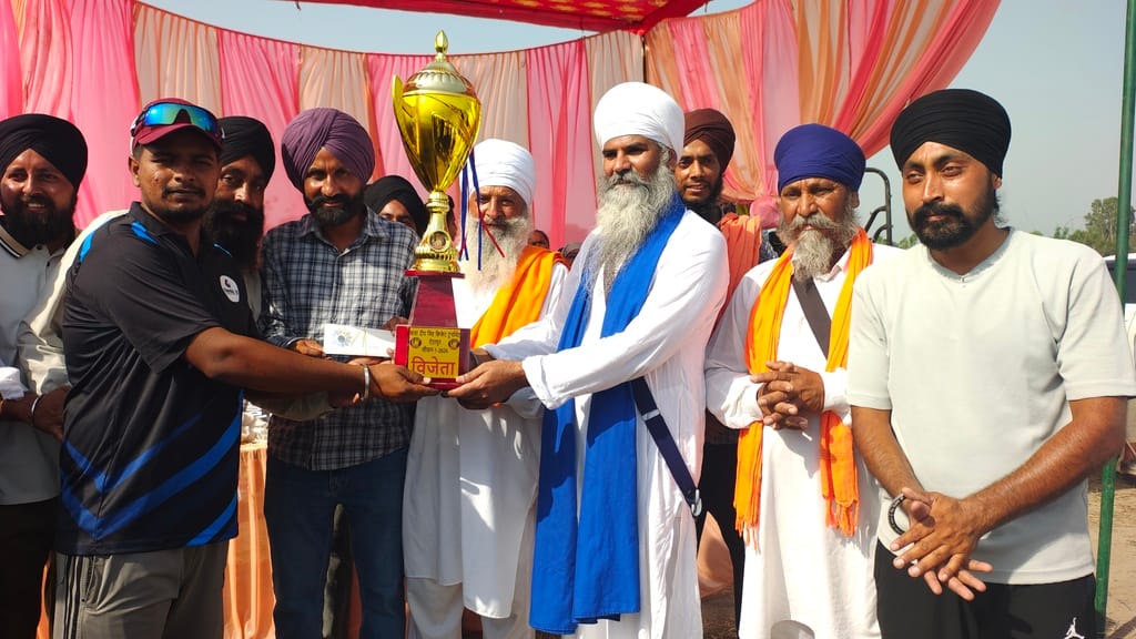 Phoolbehad won the Baba Deep Singh Cricket Tournament title