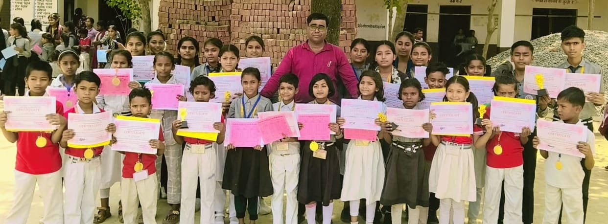 Students were delighted upon receiving their mark sheets.