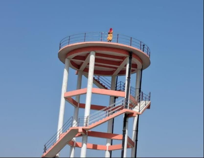 Woman climbs on water tank after police refuses to file FIR