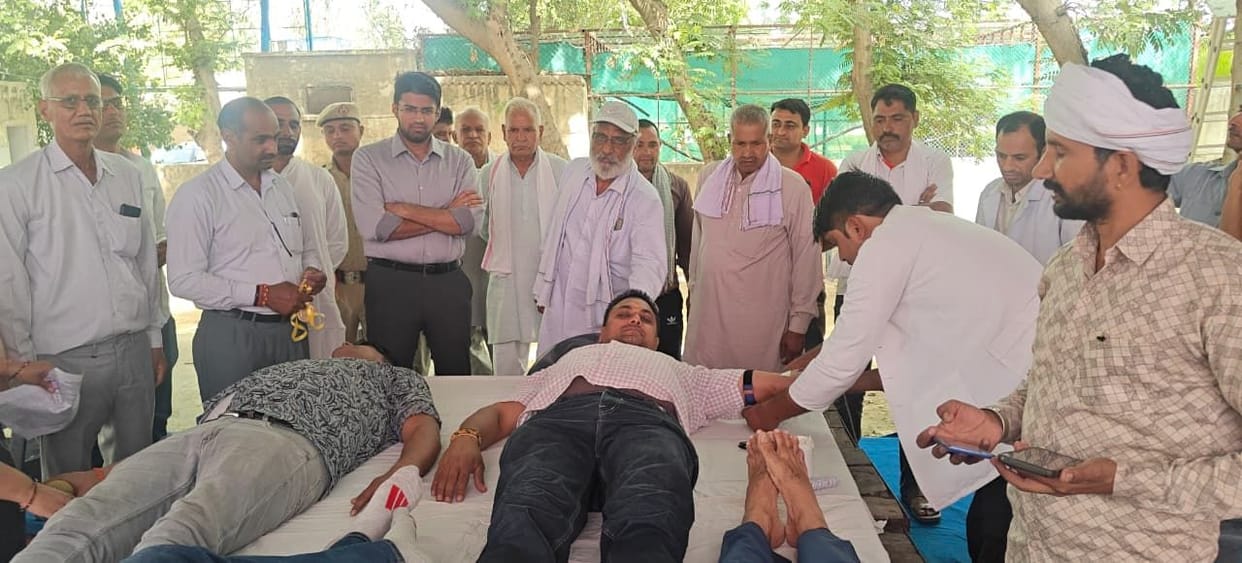 36 Units of Blood Collected at Camp