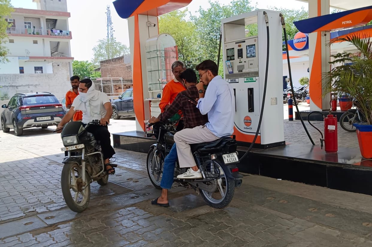 Rising petrol and diesel prices have increased people's hardships.