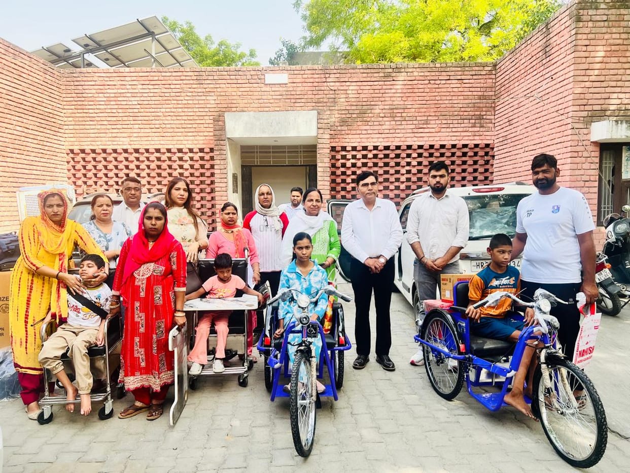 Assistive devices were provided to 117 differently-abled students under the Samagra Shiksha and PM Shri schemes.