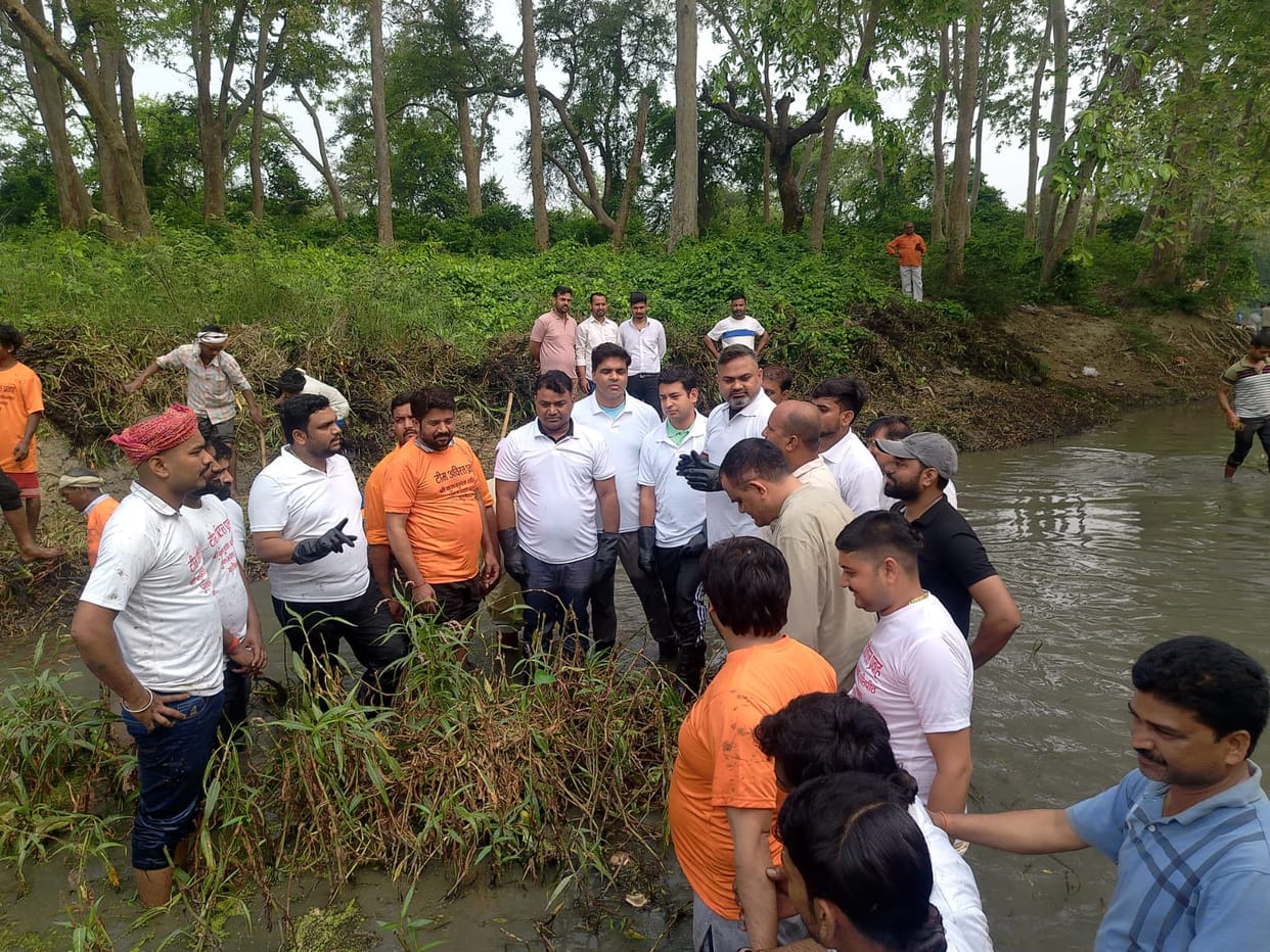 Buddhist-Era Hiranyavati River Revival Begins In Kushinagar Under DM Leadership With Public Participation