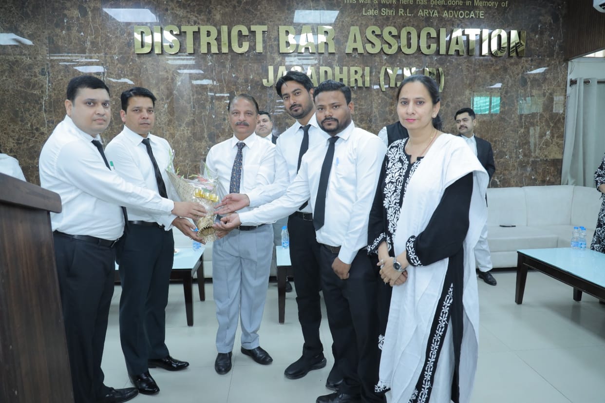 Newly appointed judicial officers were felicitated at the ceremony.