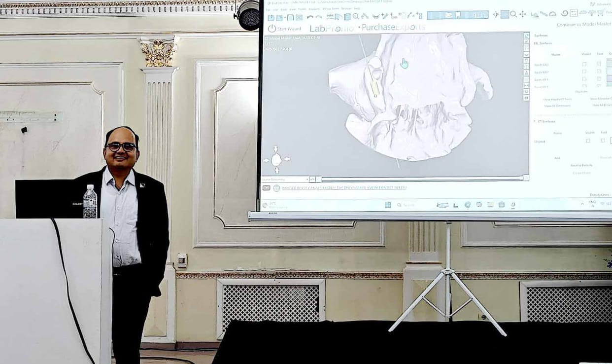 Prof. Abhinav introduces new dental technology in Kazakhstan