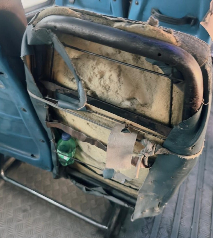 The condition of roadways buses... seats are torn, even window handles and glass are broken.
