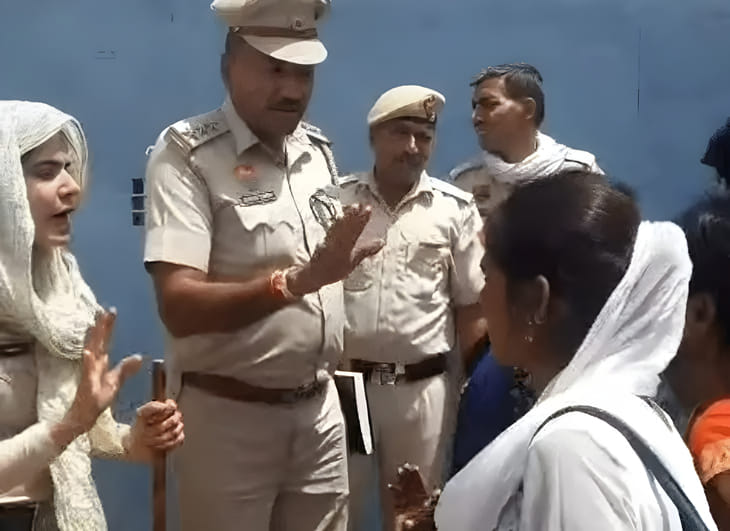 Relatives of missing employees created a ruckus outside the company, leading to a scuffle with the police.