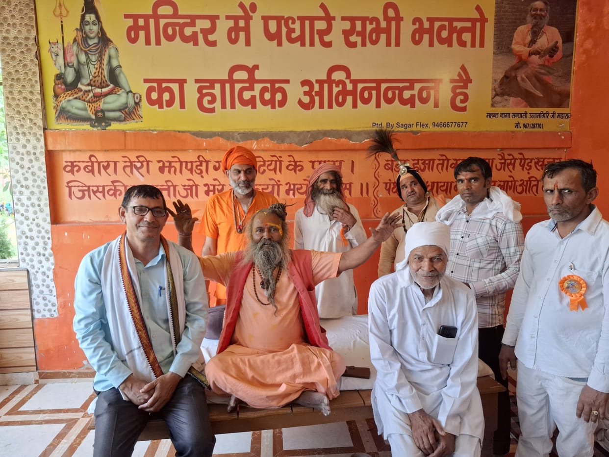 Saints participated in the Shodasi Bhandara at Laxmiwala Dham