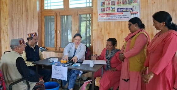 Health check-up of 146 patients in Gram Panchayat Raila