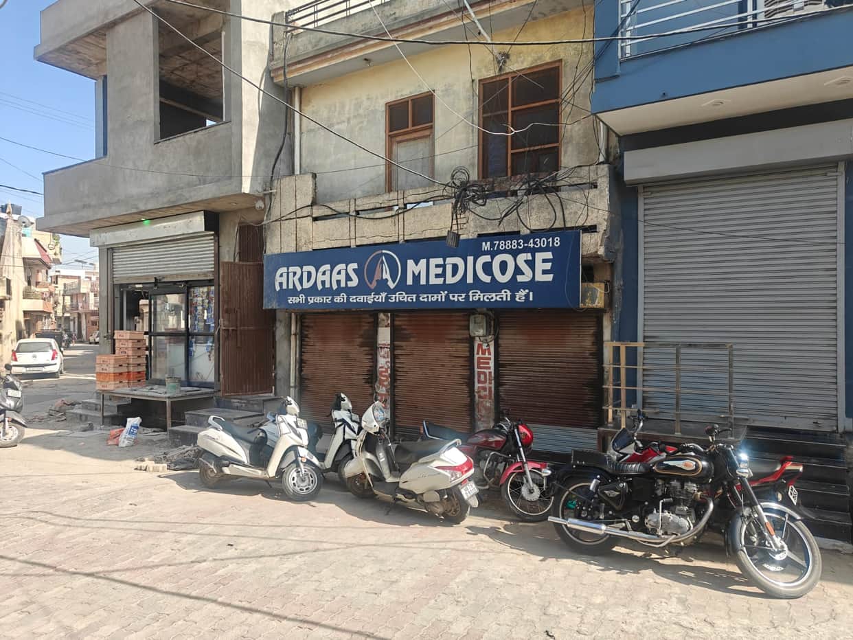 More than 100 medical shops remained closed in Shahabad.