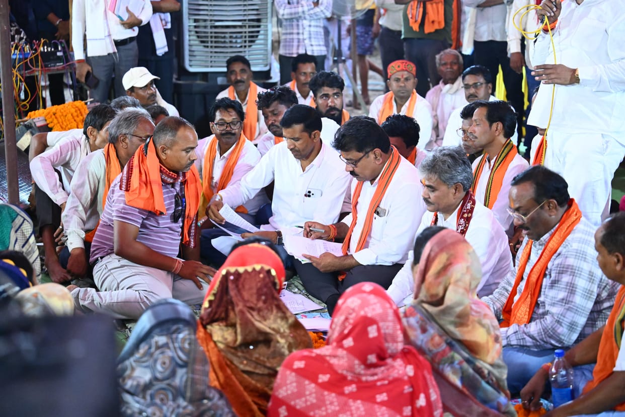 Deputy CM Vijay Sharma performed groundbreaking ceremony for road and bridge project worth 4-36  crore