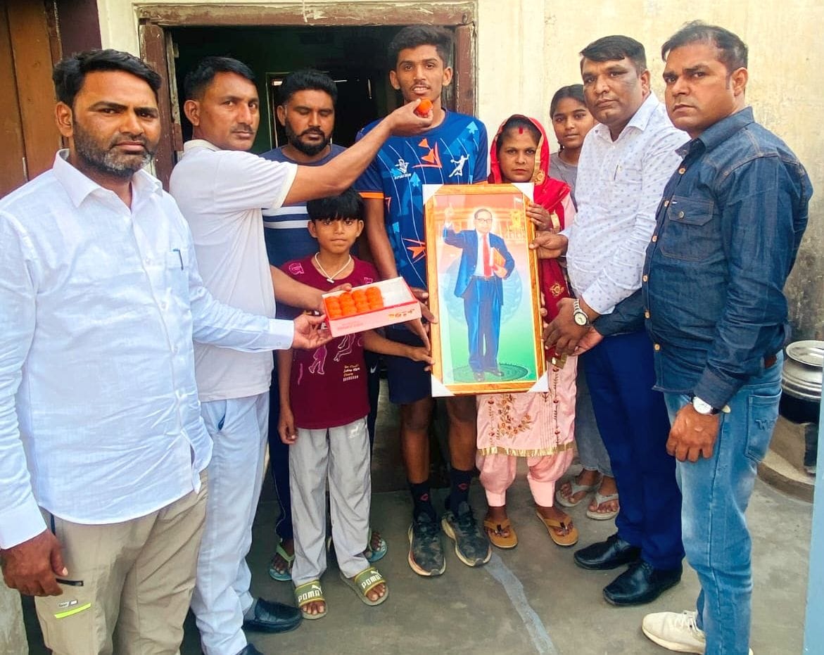 Ayush, Selected for Indian Handball, Honored