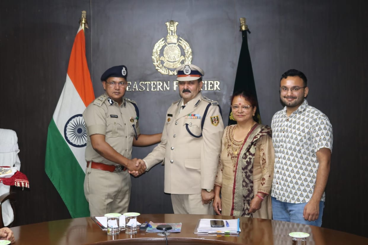 Roshan Lal Sharma promoted to the post of Senior Commandant for his outstanding contribution in the service of the nation