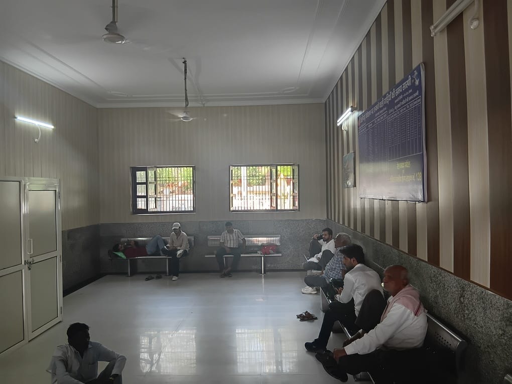Two ACs will be installed in the passenger waiting room