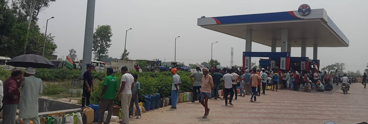 Diesel shortage raises farmers' concerns, looms large over paddy harvesting