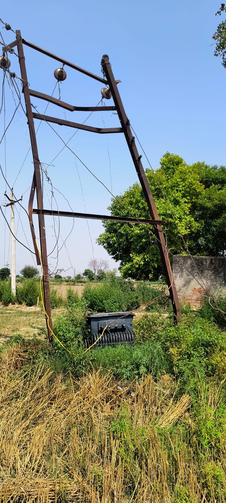 The transformer has been lying on the ground for three months