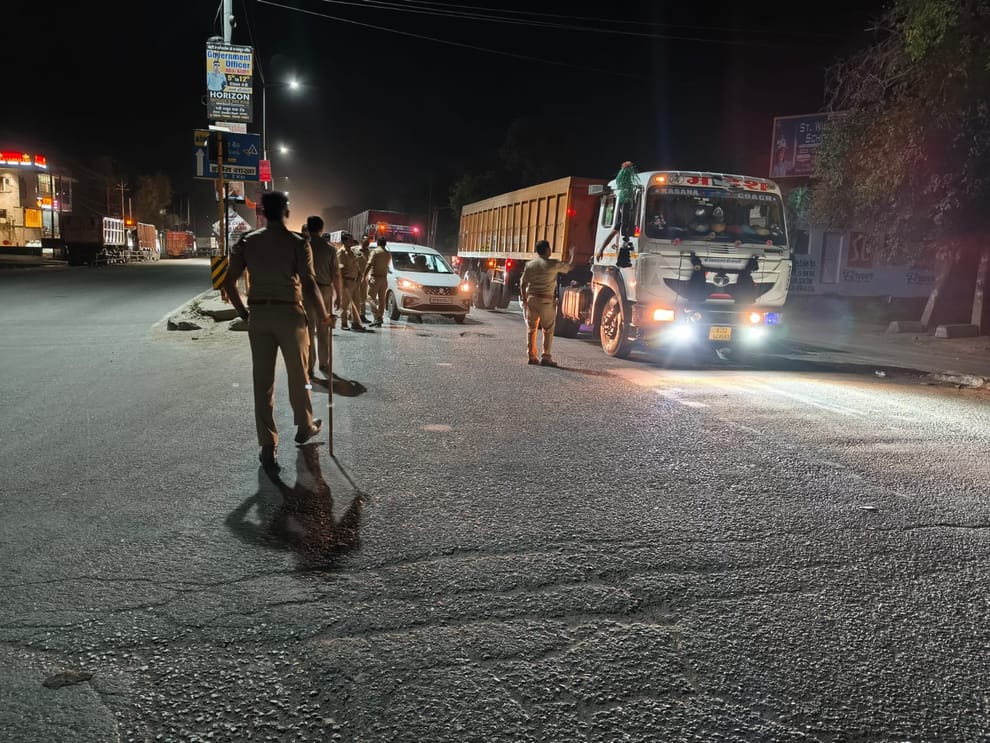 Rajasthan dumpers were carrying out mining operations with UP number plates, 13 seized