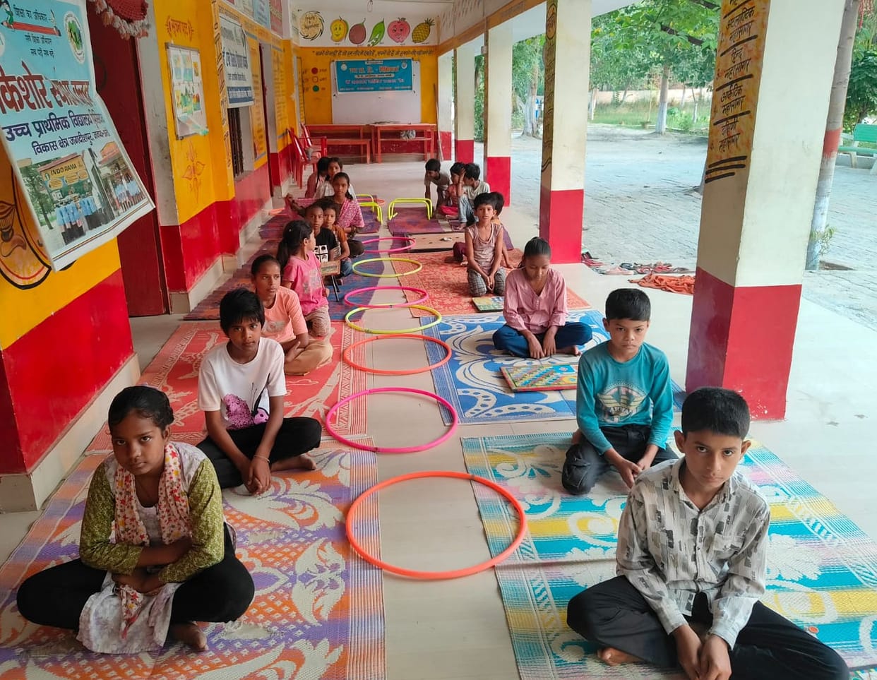 Children learn the art of creativity