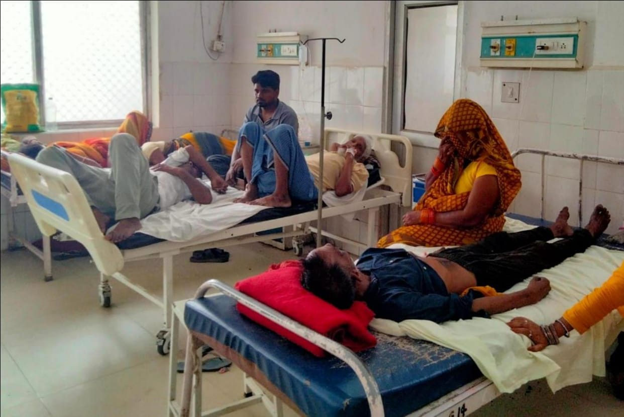 The heat is causing distress, with the number of vomiting and diarrhea patients increasing.