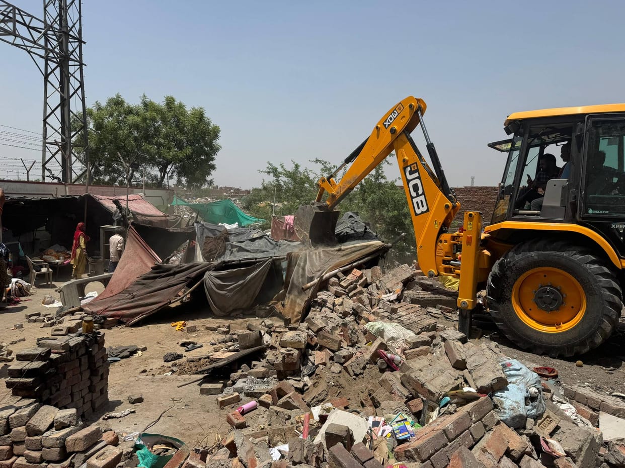 action on encroachment in mela ground