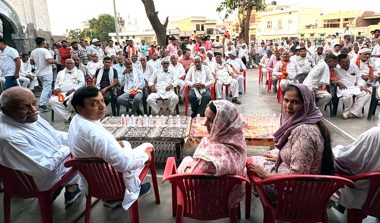 Rajput community felicitates Anita Dhul