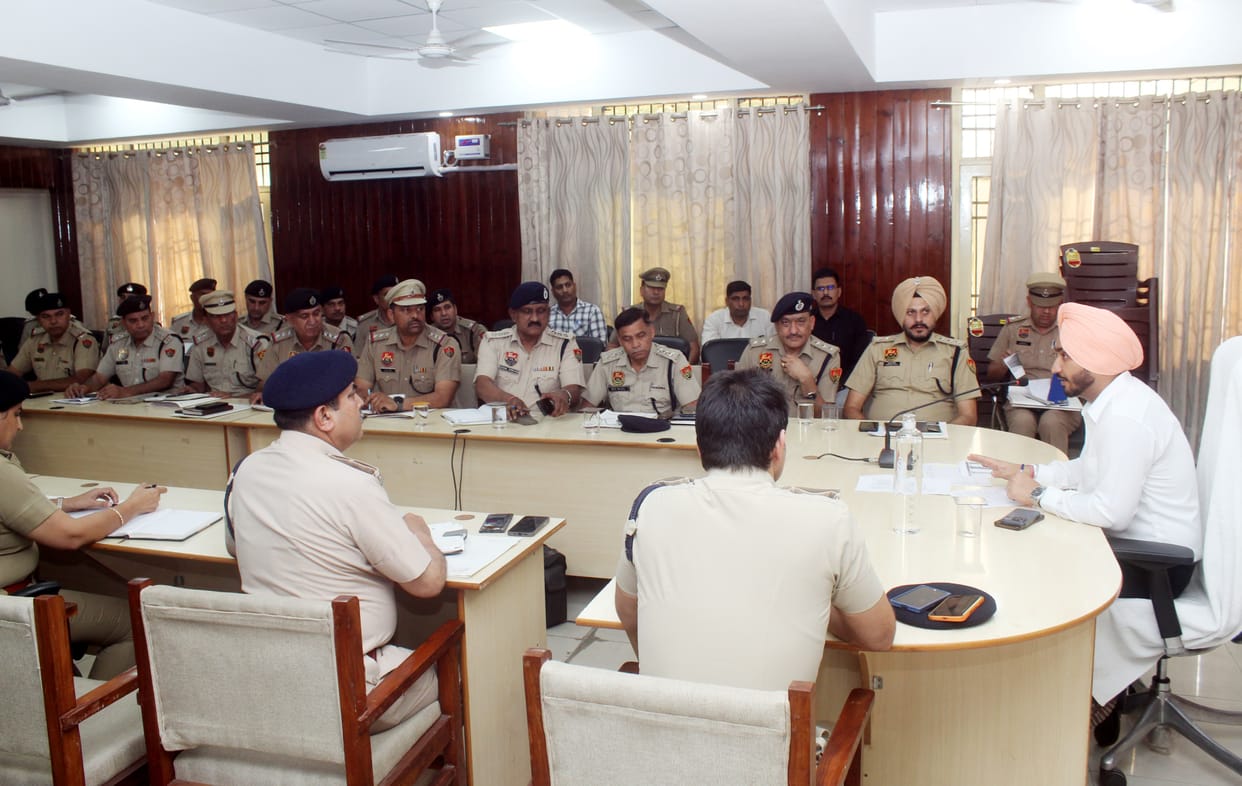 Crime meeting emphasizes speedy disposal of pending cases and crime control