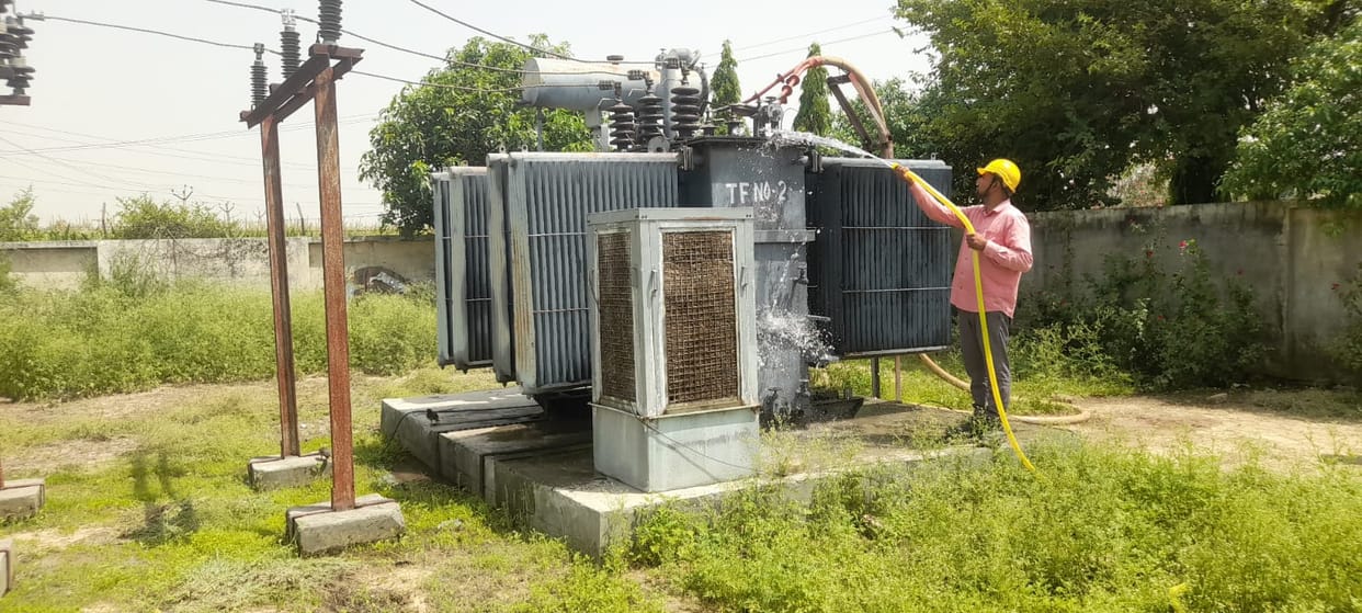 40 transformers blew up in four days due to the heat.