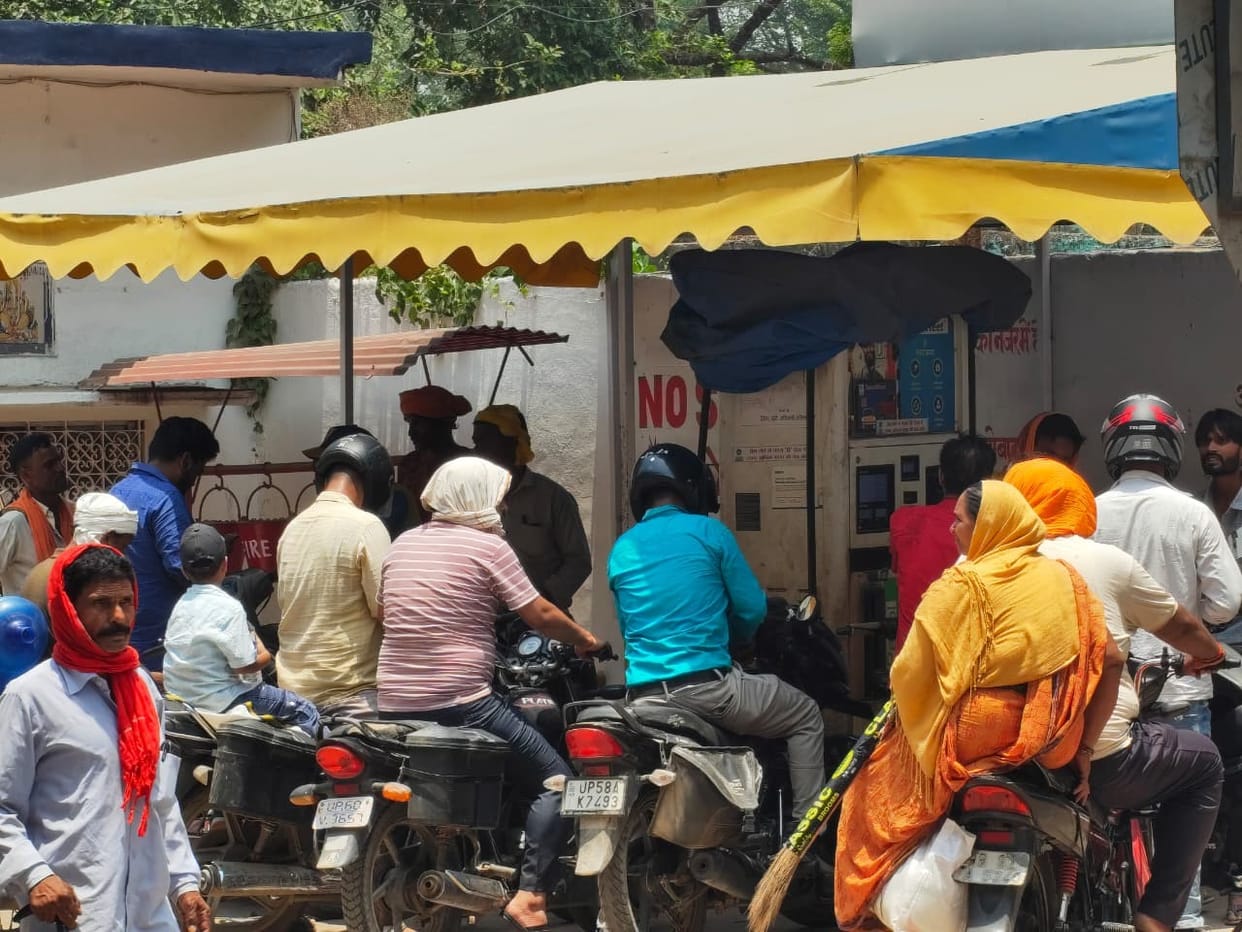 Diesel and petrol run out at two pumps in the city, crisis in rural areas too