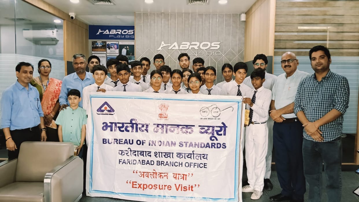 Bureau of Indian Standards organised industrial tour for students