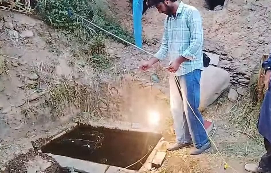 People are in panic due to electric current running in the drinking water line