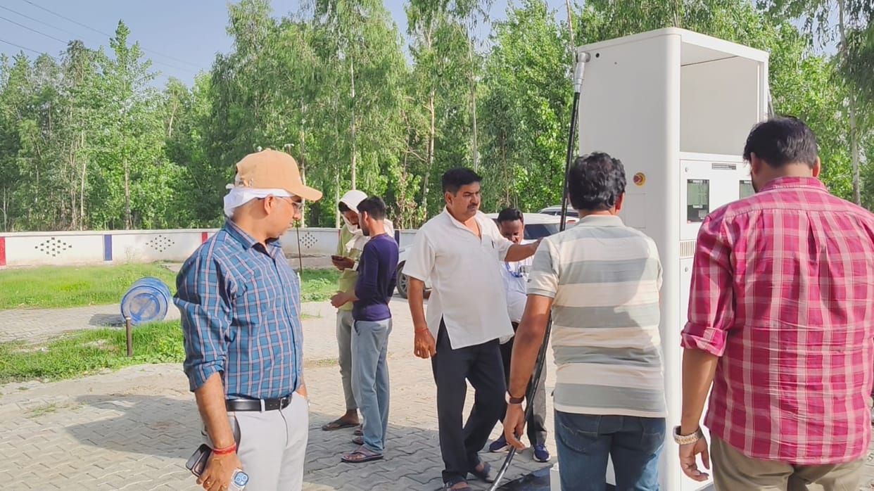 Selling Diesel and Petrol from an Illegal Fuel Pump; FIR Registered