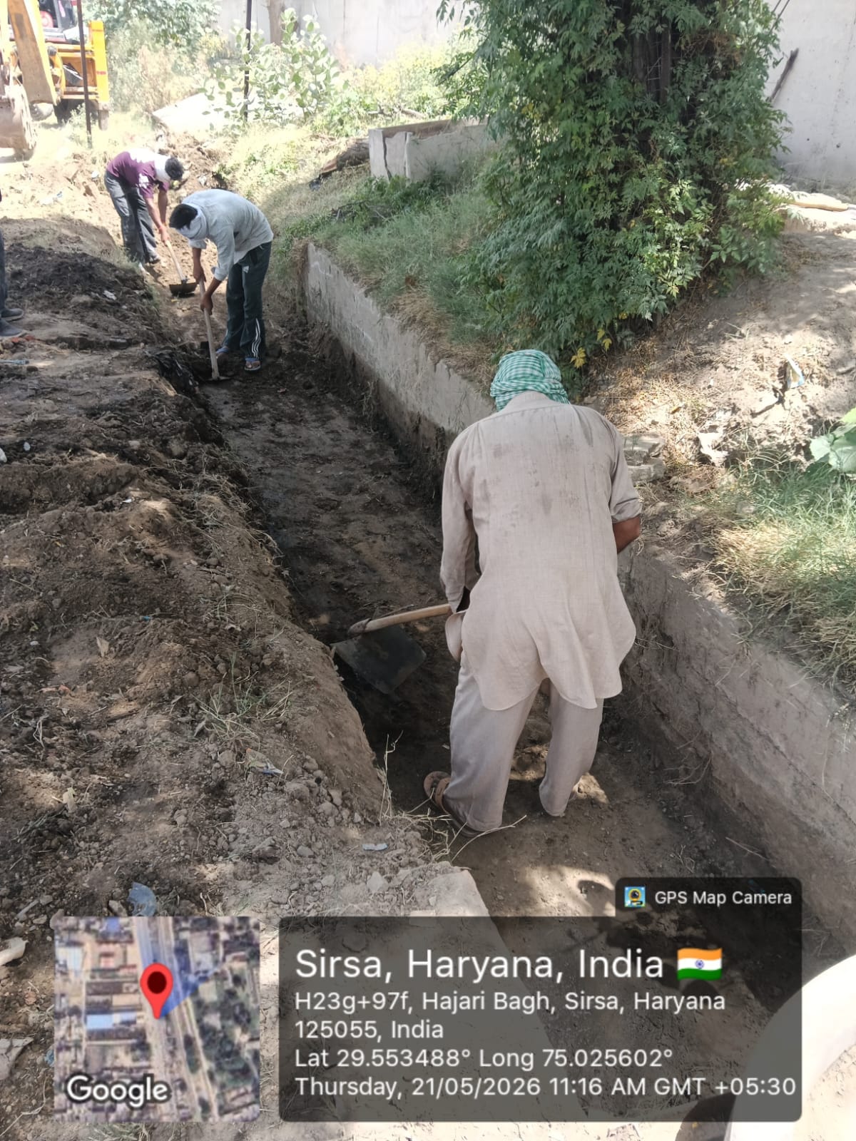 barsati line work start