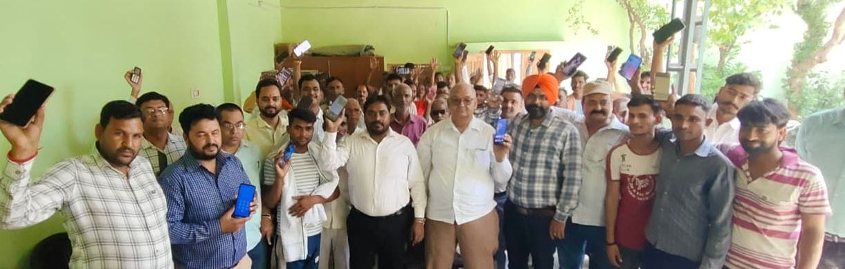 Conducted a self-enumeration for 300,000 families... District secures first place in the state.