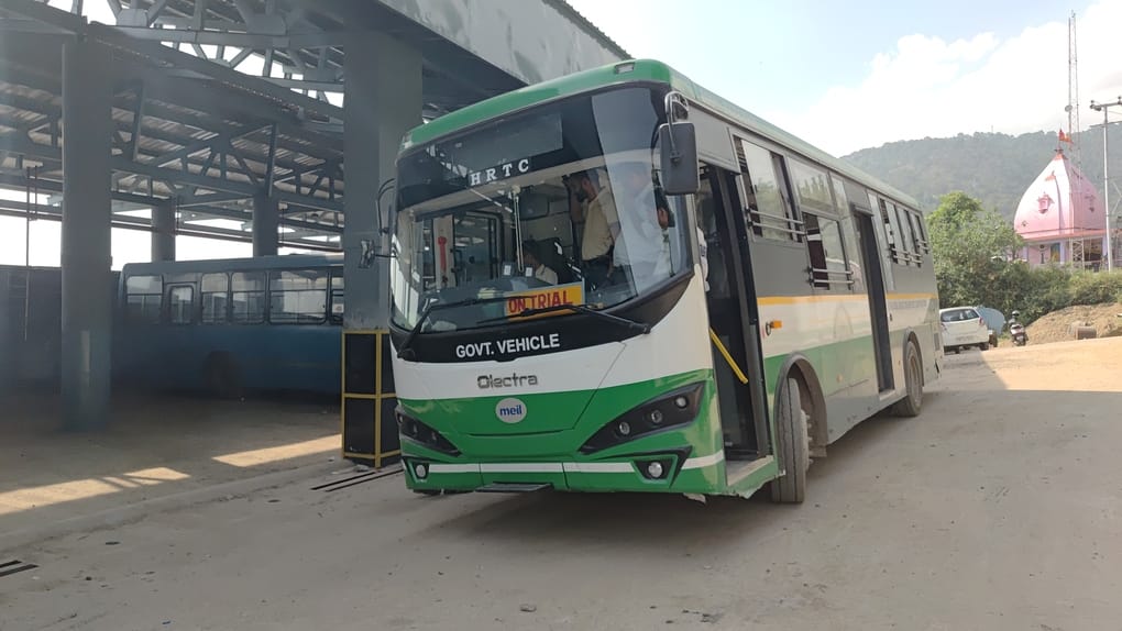 E bus trials were conducted on Ghaniara, Nagrota Surian and Ghera roads.