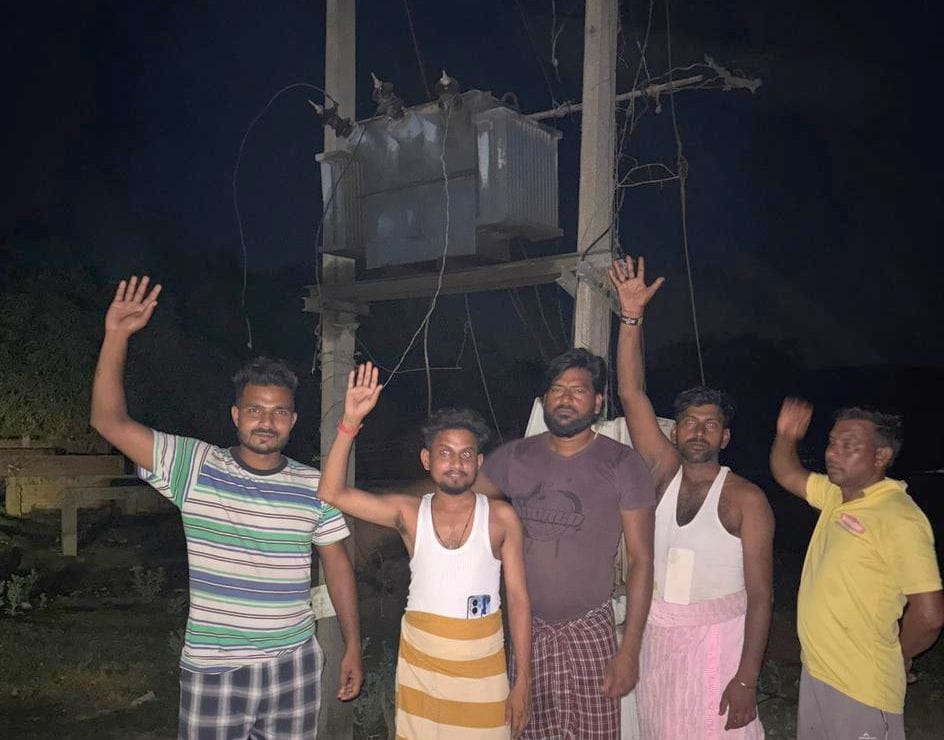 Protests and uproars for electricity at several places, including the Uptron substation.
