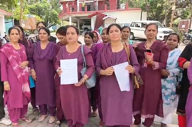 aangabadi workers oppose election futy