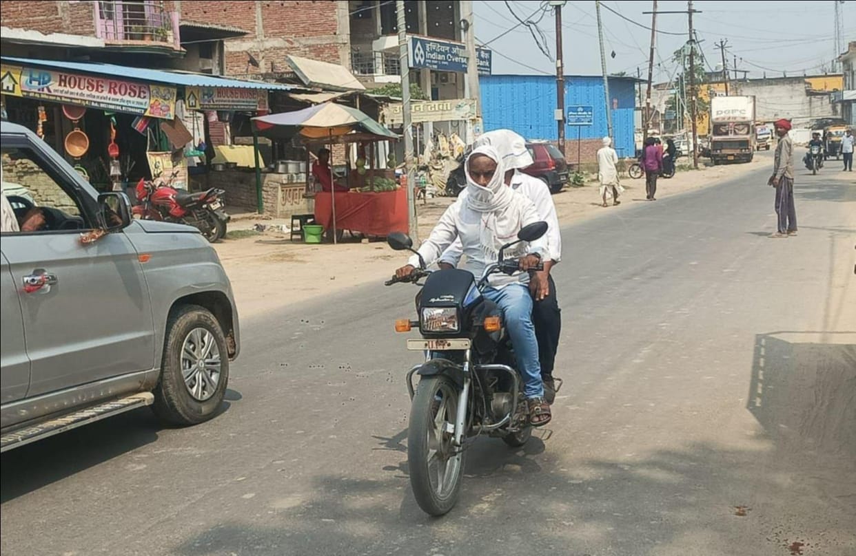 The heat has left markets deserted, and people are confined to their homes.