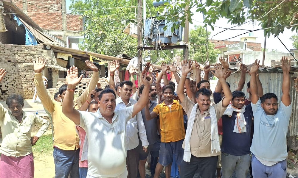 Traders and farmers, upset over erratic power supply, took to the streets and staged protests.