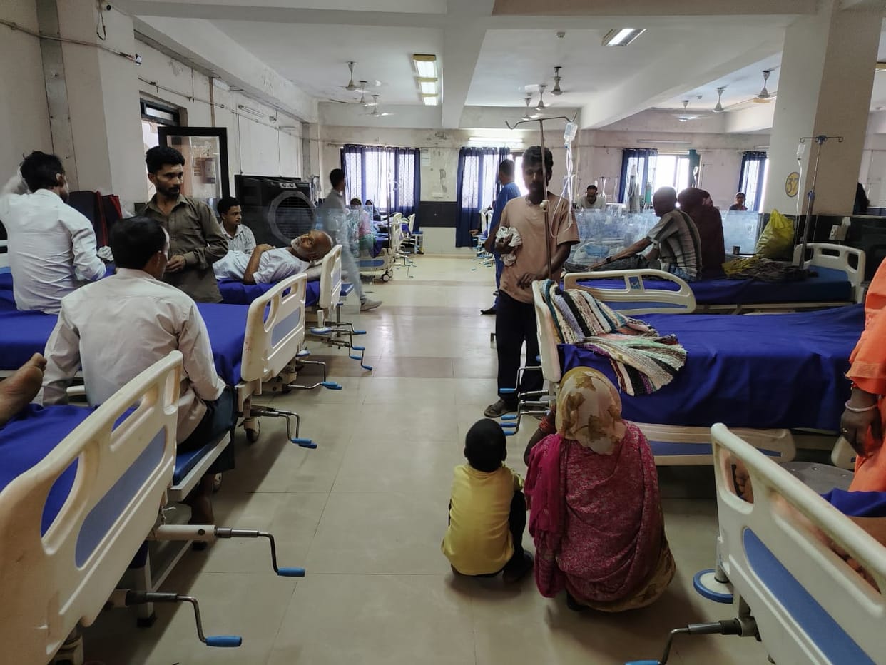 Diarrhea patients increase in summer, admissions are being made in the ward