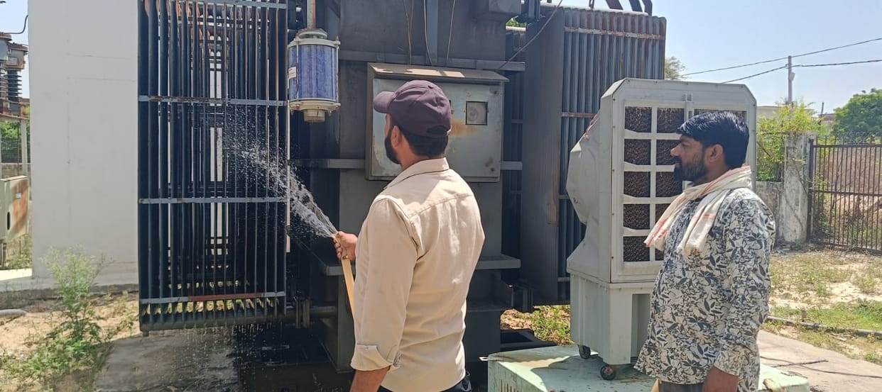 Transformers gasping in the heat, equipment failing too
