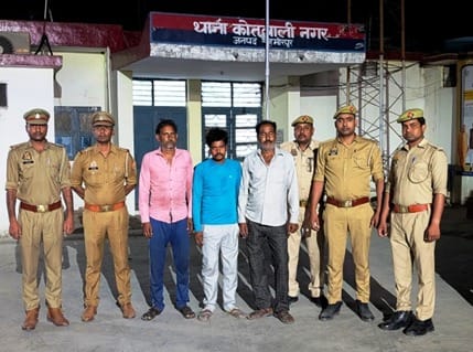 Three people, including two brothers, were arrested for assaulting a doctor.