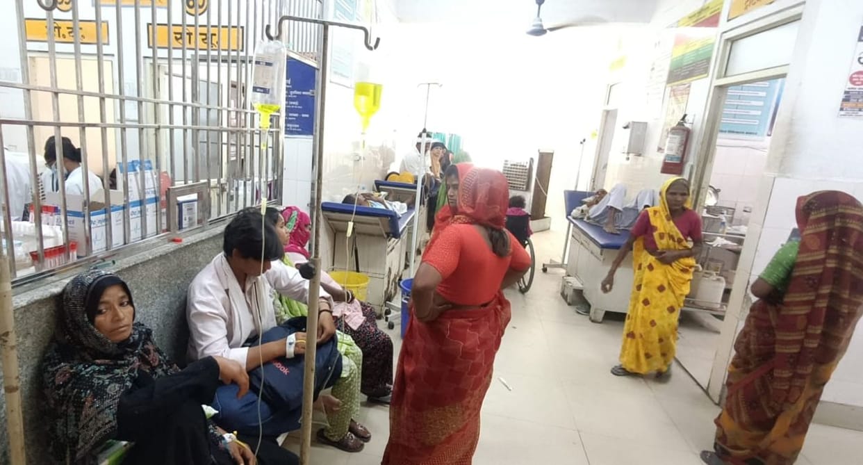 Heatwaves have worsened health, with hospitals overflowing with patients.