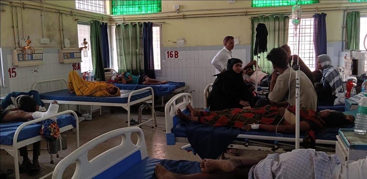 27 bed patients rely on one cooler in the district hospital
