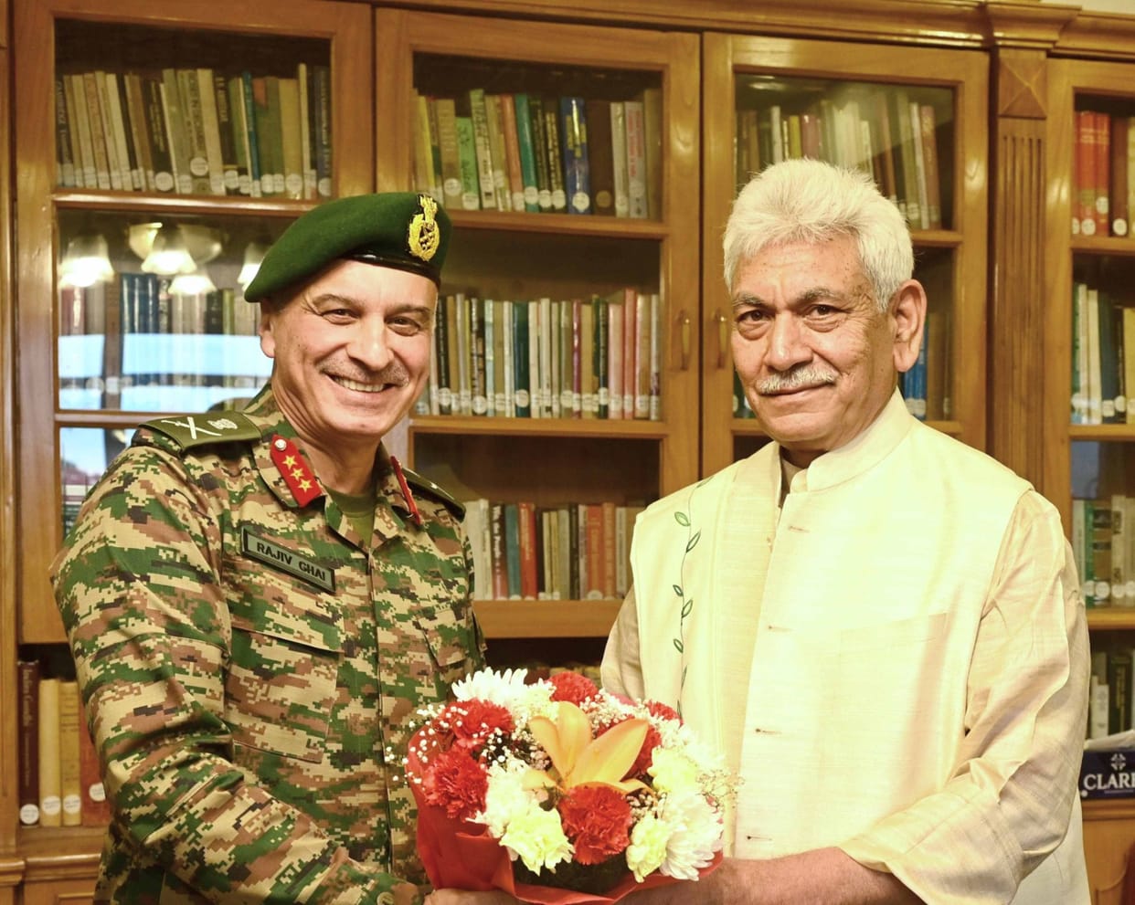 Srinagar, LG Manoj Sinha, Meet with Rajiv Ghai, Leutenent General