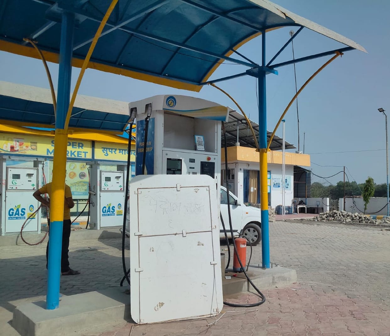 People grappling with a shortage of petrol and diesel.