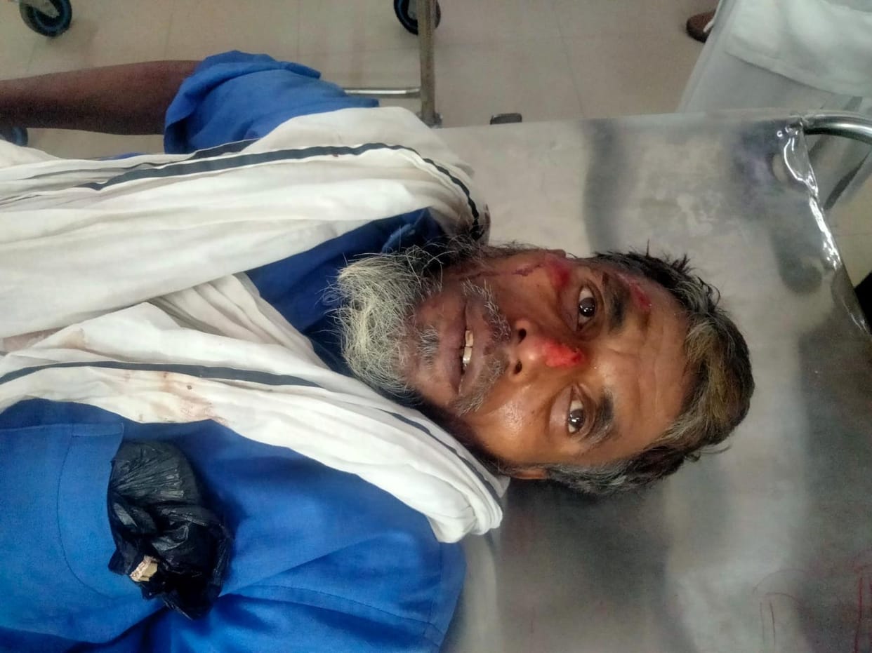 A woman returning with medicine died in a road accident.