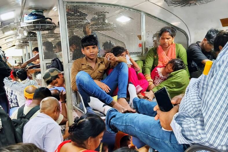 Trains are delayed in the heat, passengers are suffering, AC cooling is not working.